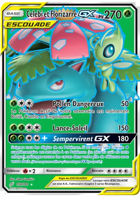 Celebi et Florizarre GX