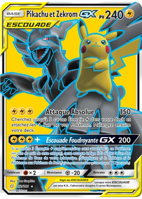 Pikachu et Zekrom GX