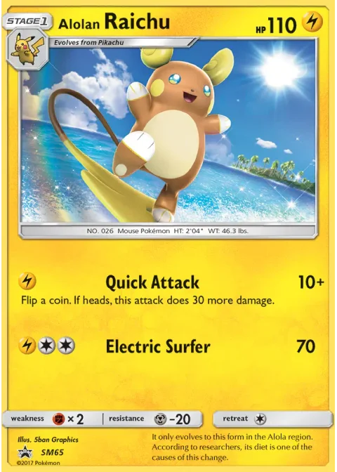 Raichu d’Alola