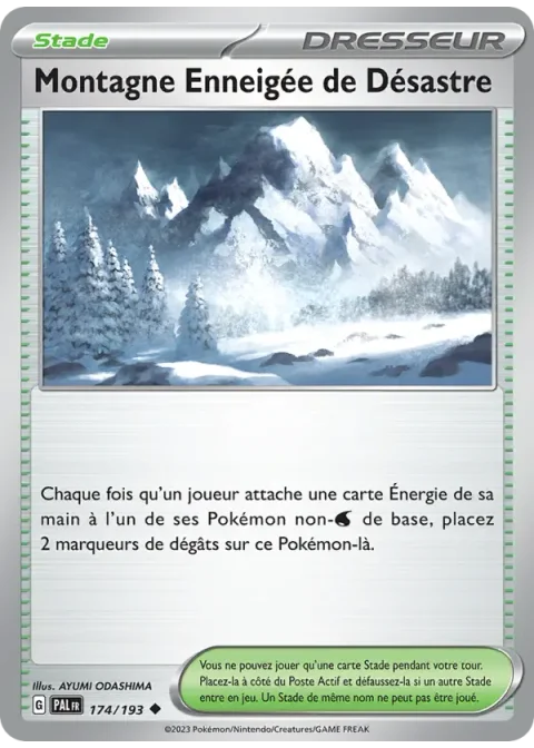 Montagne Enneigée de Désastre