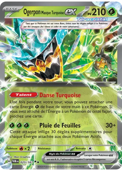 Ogerpon Masque Turquoise-ex