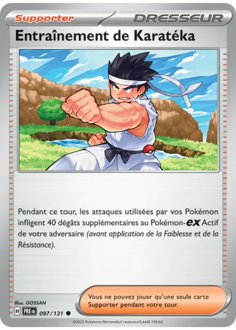 Entraînement de Karatéka