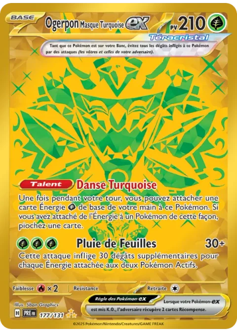 Ogerpon Masque Turquoise-ex