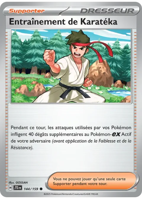 Entraînement de Karatéka