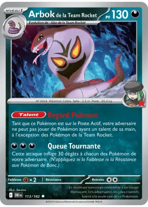 Arbok de la Team Rocket