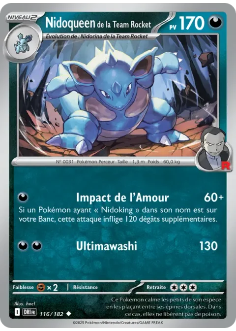 Nidoqueen de la Team Rocket