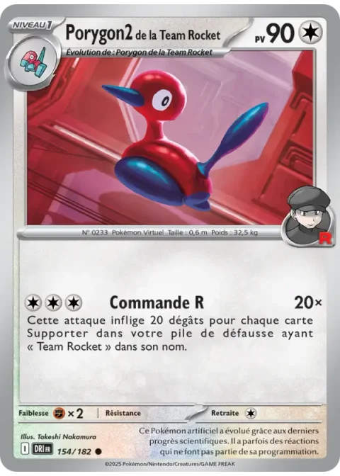 Porygon2 de la Team Rocket