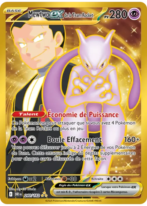 Mewtwo-ex de la Team Rocket