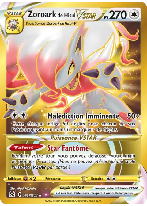 Zoroark de Hisui VSTAR