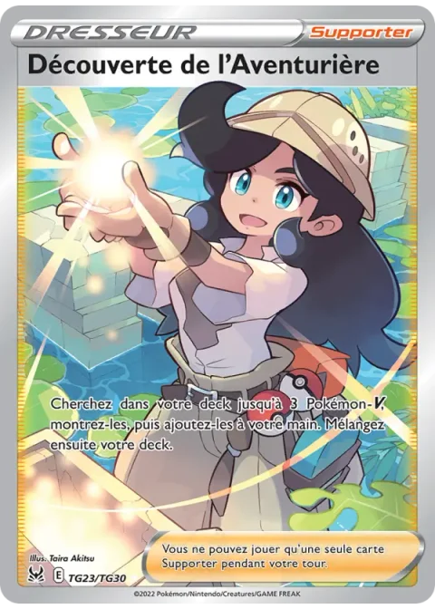 Découverte de l'Aventurière