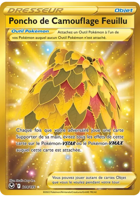 Poncho de Camouflage Feuillu