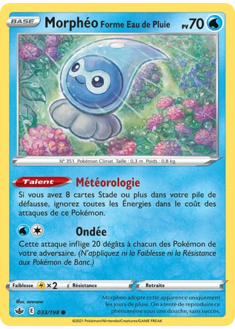 Morphéo Forme Eau de Pluie