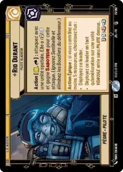 Rio Durant, Pilote Blagueur