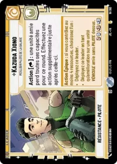 Kazuda Xiono, Meilleur Pilote De La Galaxie