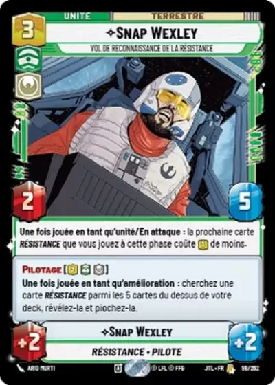 Snap Wexley, Vol De Reconnaissance De La Résistance