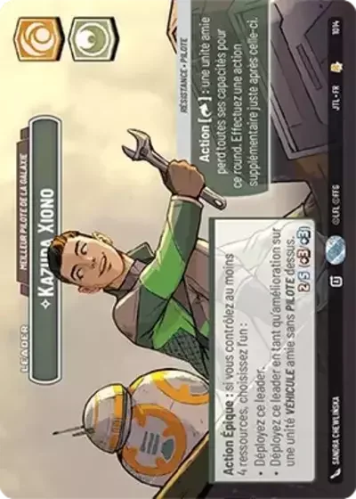 Showcase Kazuda Xiono Meilleur Pilote De La Galaxie