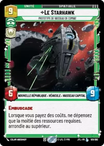 Le Starhawk, Prototype De Vaisseau De Combat