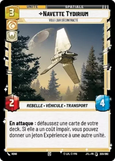 Navette Tydirium, Vole L'Air Décontracté