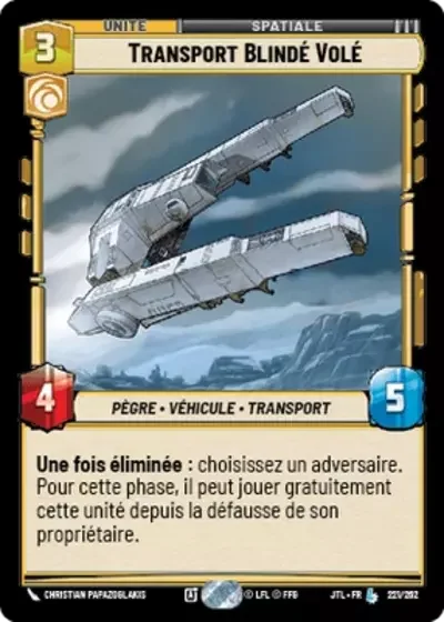 Transport Blindé Volé