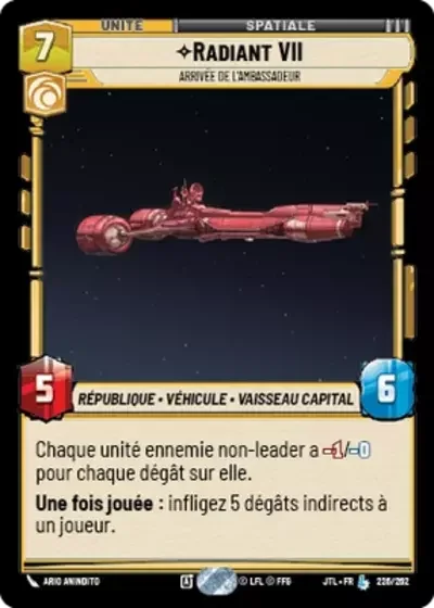 Radiant VII, Arrivée De L'Ambassadeur