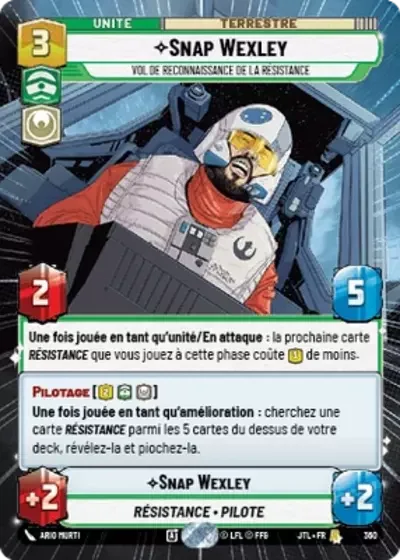 Hyperspace Snap Wexley Vol De Reconnaissance De La Resistance