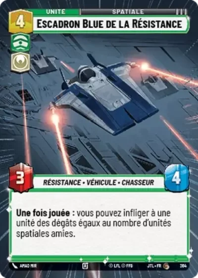 Hyperspace Escadron Blue De La Resistance