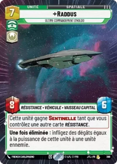 Hyperspace Raddus Ultime Commandement Dholdo