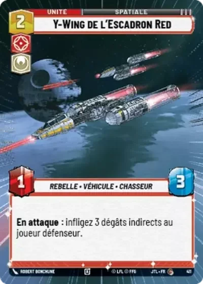 Hyperspace Y Wing De Lescadron Red