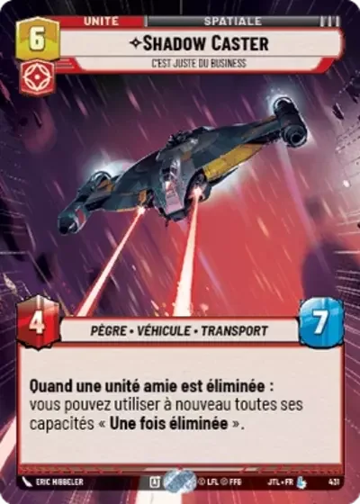Hyperspace Shadow Caster, C'Est Juste Du Business
