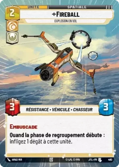 Hyperspace Fireball Explosion En Vol