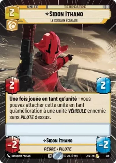 Hyperspace Sidon Ithano Le Corsaire Ecarlate