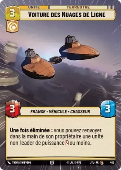 Hyperspace Voiture Des Nuages De Ligne