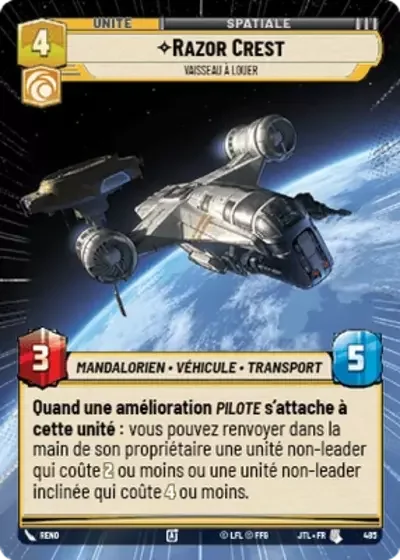 Hyperspace Razor Crest Vaisseau A Louer