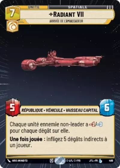 Hyperspace Radiant Vii Arrivee De Lambassadeur