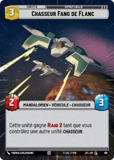 Hyperspace Chasseur Fang De Flanc