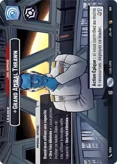 Showcase Grand Amiral Thrawn Quel Dommage