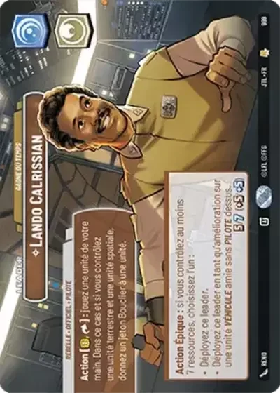 Showcase Lando Calrissian Gagne Du Temps