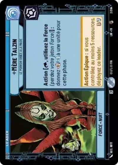 Mère Talzin, Le Pouvoir Grâce À La Magie