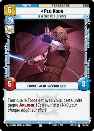 Plo Koon, Je Ne Crois Pas À La Chance