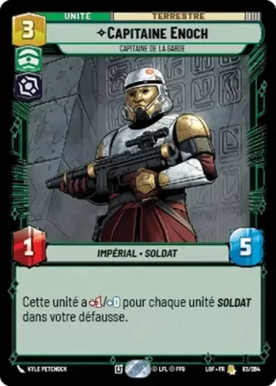 Capitaine Enoch, Capitaine De La Garde