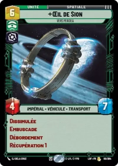 Œil de Sion, Vers Peridea