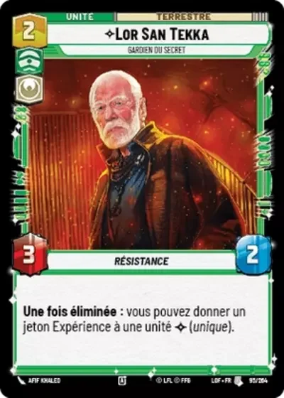 Lor San Tekka, Gardien Du Secret