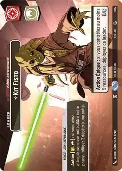 Showcase Kit Fisto Maitre Jedi Concentre