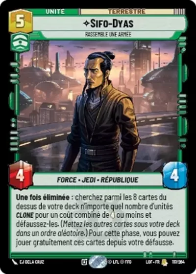 Sifo-Dyas, Rassemble Une Armée