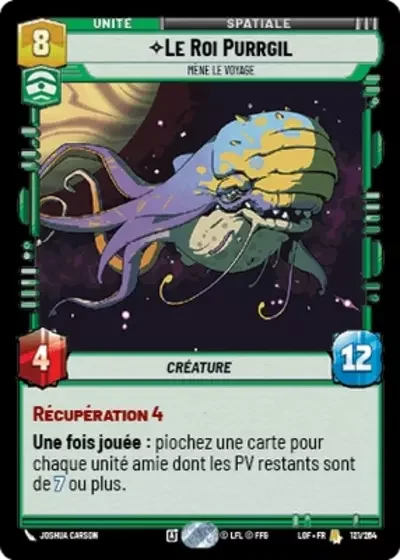 Le Roi Purrgil, Mène Le Voyage