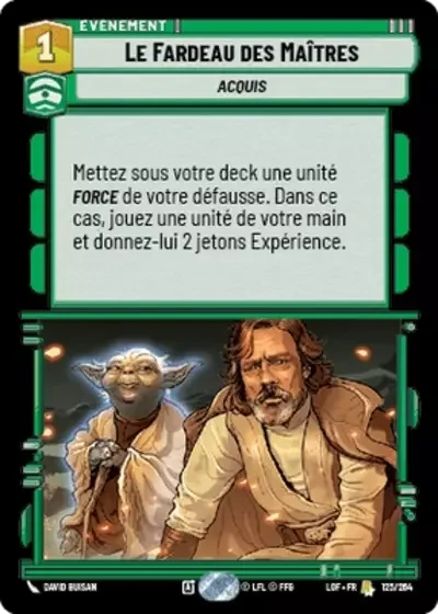 Le Fardeau des Maîtres