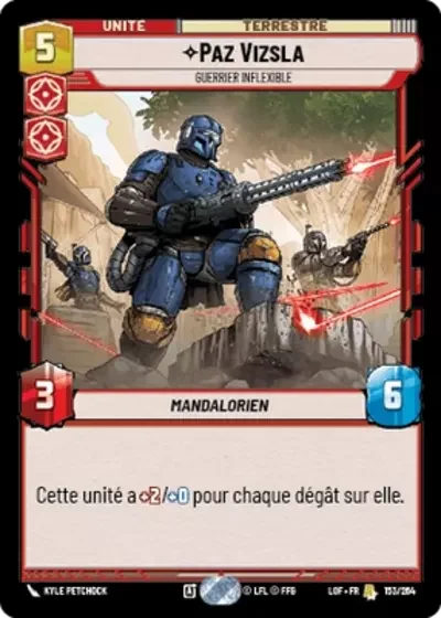 Paz Vizsla, Guerrier Inflexible