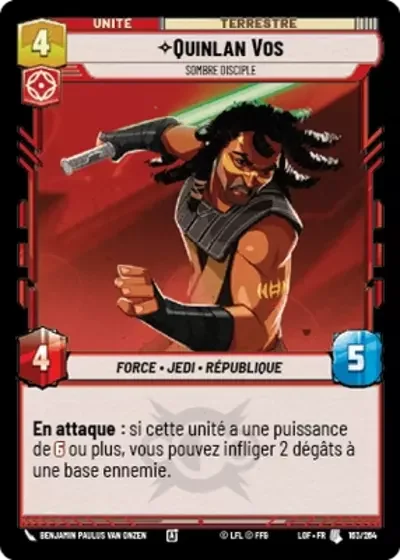 Quinlan Vos, Sombre Disciple