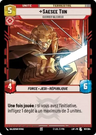 Saesee Tiin, Guerrier Valeureux