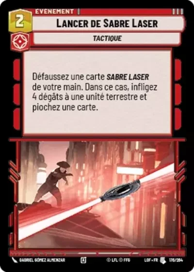 Lancer de Sabre Laser
